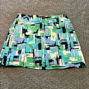 Abstract Print Women's golf skort
